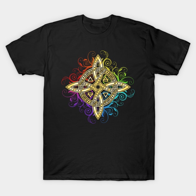 Celtic Witch Knot T-Shirt by RavenWake